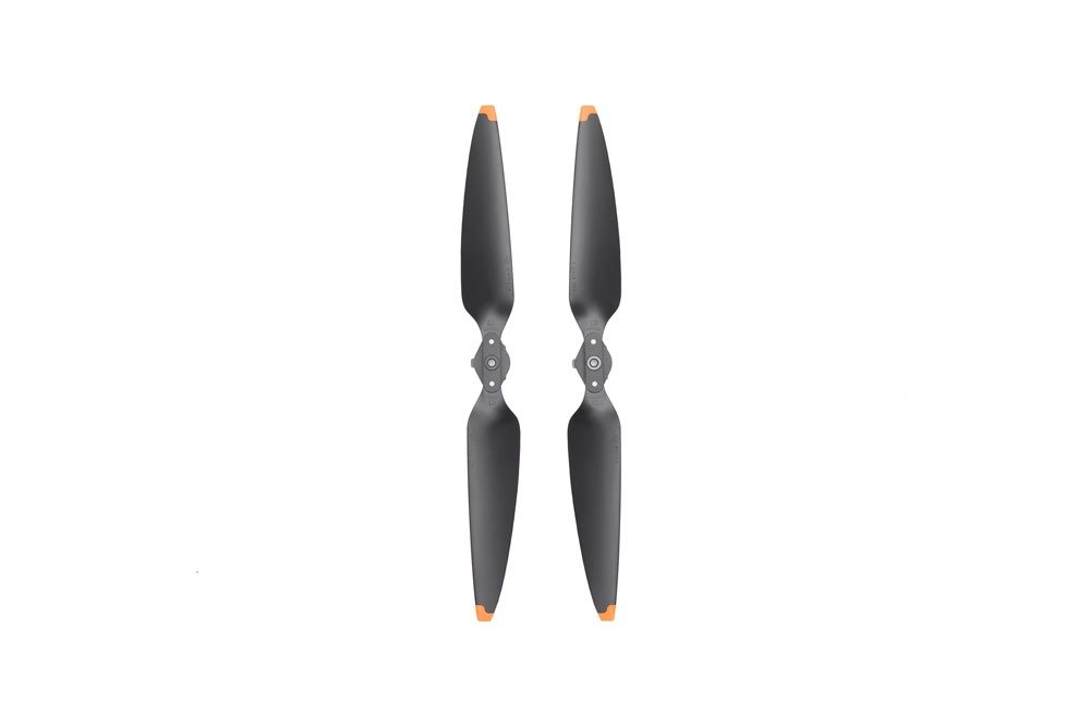 Par de hélices de bajo ruido originales DJI Air 3 con puntas naranjas, disponibles en TECDJI PERÚ, Lima